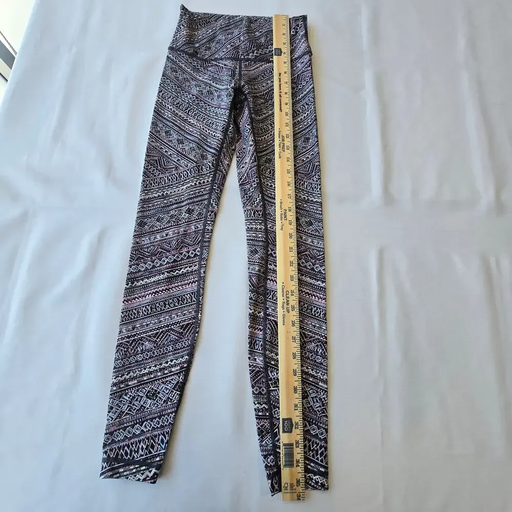 Lululemon Wunder Under high rise luxetreme tribal pace leggings / 4